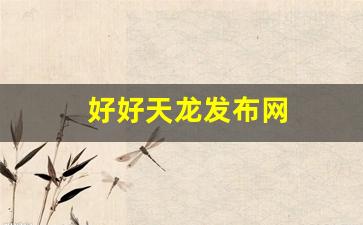 天龙私服：好好天龙发布网(天龙好帮手官网)