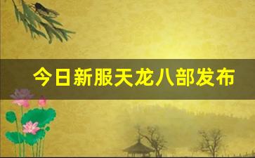 今天新开天龙sf：今日新服天龙八部发布网(天龙八部今日更新内容) (2)